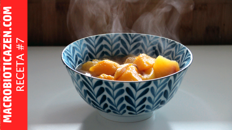ompota manzana pera sin azucar macrobiotica zen