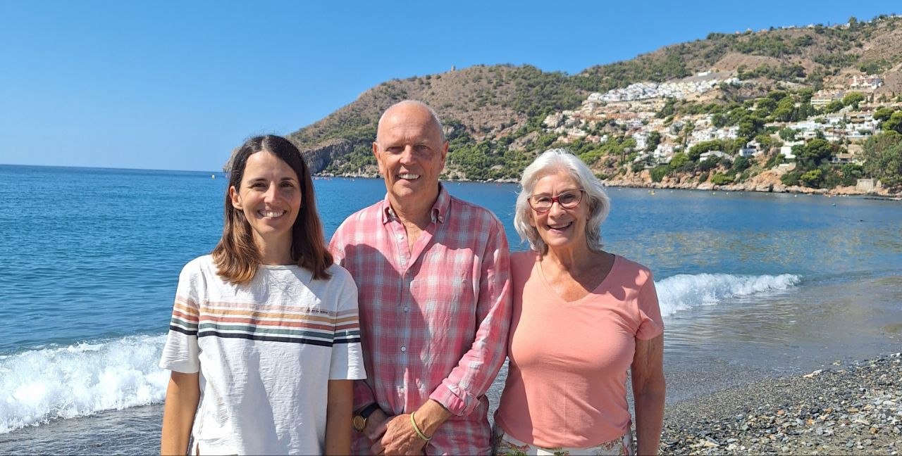 Facilitadores de Touching Peace, grupo de meditación en La Herradura